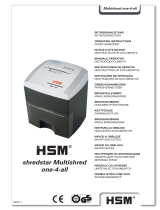 HSM Shredstar Multishred One-4-all Operating Instructions Manual