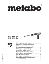 Metabo MHS 5000 SET Käyttö ohjeet