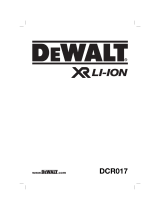 DeWalt DCR017 Ohjekirja