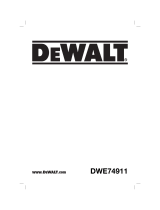 DeWalt DWE74911 Ohjekirja