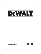 DeWalt DC500 Ohjekirja