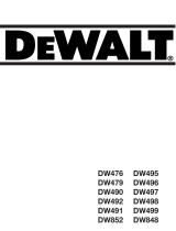 DeWalt DW852 Omistajan opas