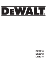 DeWalt DE6210 Ohjekirja