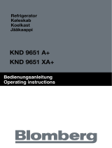 Blomberg KND 9651 XA+ Ohjekirja