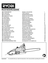 Ryobi RCS18352C Omistajan opas