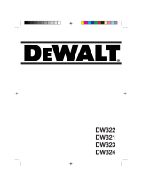 DeWalt DW321 Ohjekirja