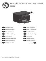 HP LaserJet Pro M1132 Multifunction Printer series Ohjekirja
