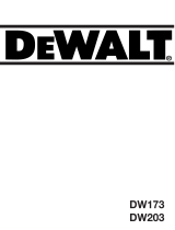 DeWalt DW203 Ohjekirja