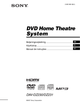 Sony DAV-DZ231 Käyttö ohjeet