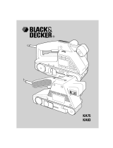 BLACK+DECKER KA75 Ohjekirja
