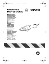 Bosch GHG 600 CE Omistajan opas