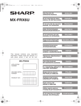 Sharp MXFRX6U Käyttö ohjeet