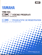 Yamaha YRM-103 Omistajan opas