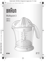 Braun Presse-agrumes 20w Blanc - Mpz9 Omistajan opas