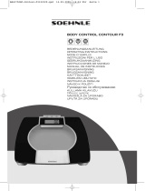 Soehnle BODY CONTROL CONTOUR F3 Omistajan opas