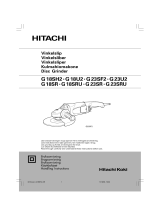 Hitachi G 18SRU Ohjekirja