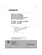 Hitachi G15VA Ohjekirja