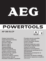 AEG AP 300 ELCP (411890) Ohjekirja