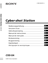 Sony Cyber-shot CSS-SA Omistajan opas