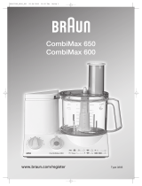 Braun CombiMax 600, 650 type 3205 Omistajan opas