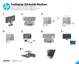 HP ProDisplay P201 20-inch LED Backlit Monitor Asennusohje