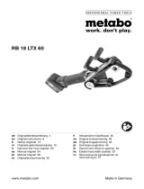Metabo RB 18 LTX 60 Ohjekirja