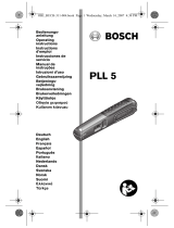 Bosch PLL 5 Omistajan opas