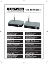 Konig Electronic VID-TRANS600 Omistajan opas