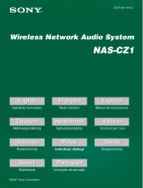 Sony NAS-CZ1 Omistajan opas