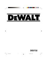 DeWalt DE0732 Ohjekirja