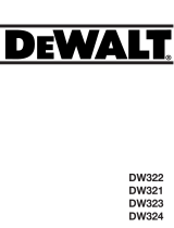 DeWalt DW322 Omistajan opas
