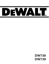 DeWalt DW738 Ohjekirja