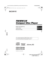 Sony CDX-GT616U Omistajan opas