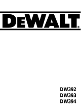 DeWalt DW394 T 4 Omistajan opas