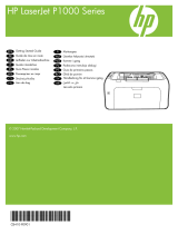 HP LASERJET P1007 PRINTER Omistajan opas