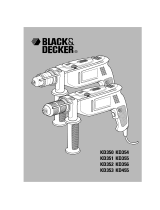 BLACK DECKER KD455 Omistajan opas