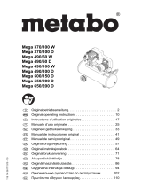Metabo Mega 370/100 D Käyttö ohjeet
