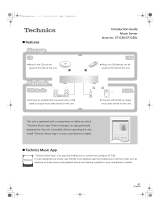 Technics STG30E Omistajan opas