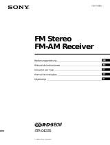 Sony STR-DE335 Omistajan opas
