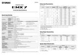 Yamaha EMX7 Powered Mixer määrittely