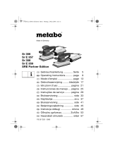 Metabo SR 358 Käyttö ohjeet