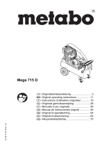 Metabo Mega 715 D Käyttö ohjeet