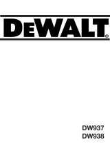 DeWalt Akku-Säbelsäge DW 938 K Ohjekirja