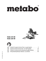 Metabo KGS 254 Omistajan opas
