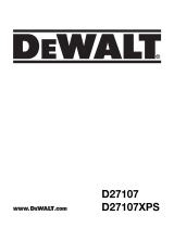 DeWalt D27107XPS Ohjekirja