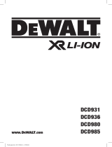 DeWalt DCD980 Ohjekirja