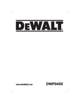 DeWalt DWP849X Ohjekirja