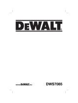 DeWalt DWS7085 Omistajan opas