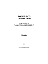 Telewell TW-VDSL2-CO Quick Installation Manual