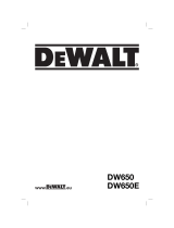 DeWalt DW650 T 6 Omistajan opas